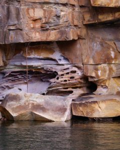 Honeycomb Erosion King George River Western Australia