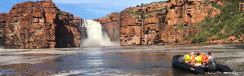 Waterfalls in Force at King George Falls