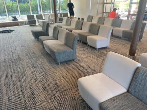 Coral Discoverer New Carpet in Bridge Deck Lounge