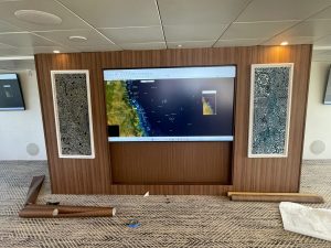 Coral Discoverer - Three new display LED screens for bridge deck lounge