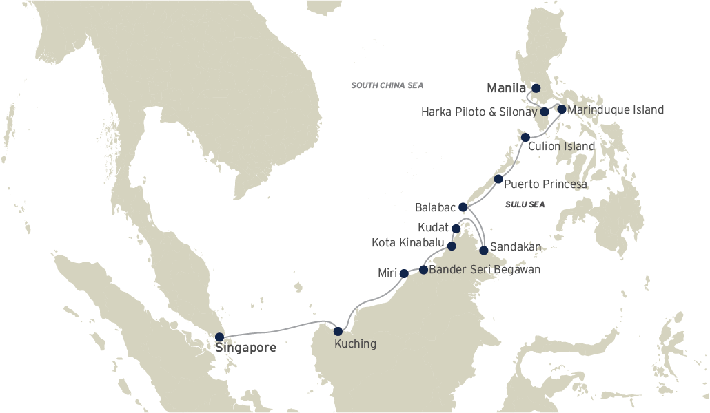 Coral Expeditions_Across North Borneo_Manila to Singapore_16N