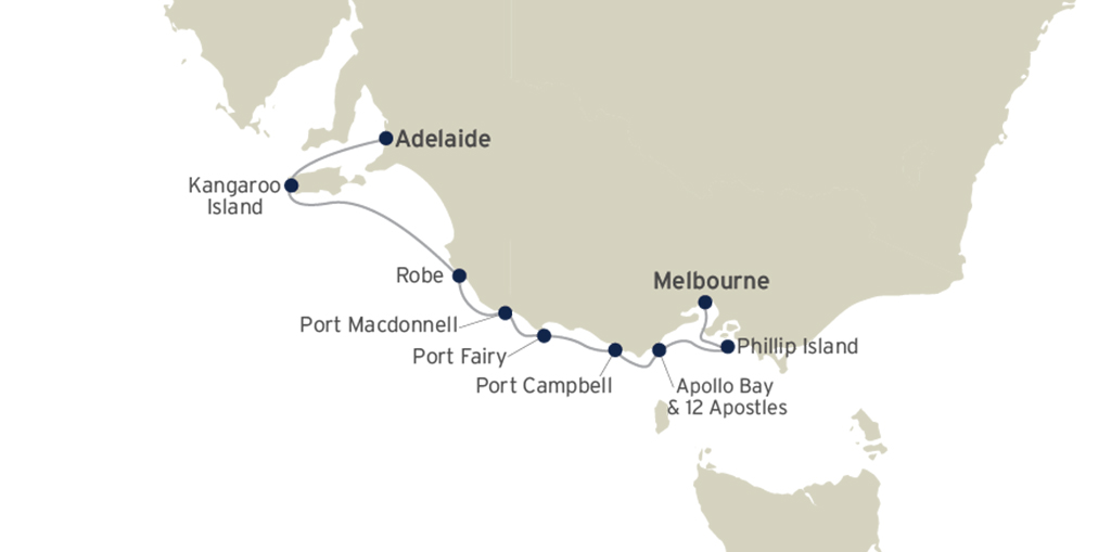 Cruise Page - Bounty of the Southern Ocean - Adelaide to Melbourne
