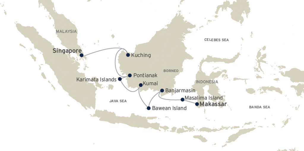 Coral Expeditions_Into The Wilds of Borneo_Singapore to Makassar_16 Nights